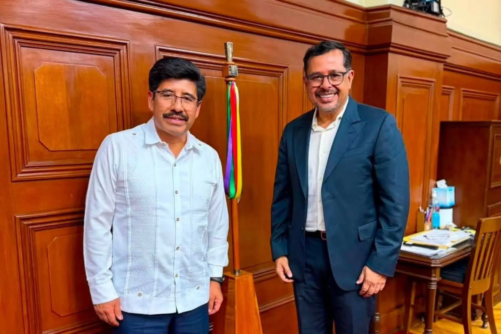 Mario Guillén se reúne con presidente de la SCJN; impulsarán consulta en comunidades indígenas y afromexicanas de Chiapas