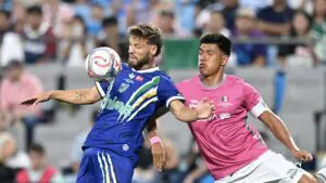 Partido entre las estrellas de la MLS y Liga MX con Son Heung Min como figura del encuentro en el estadio de las Panteras de Carolina.Foto: @LigaBBVAMX