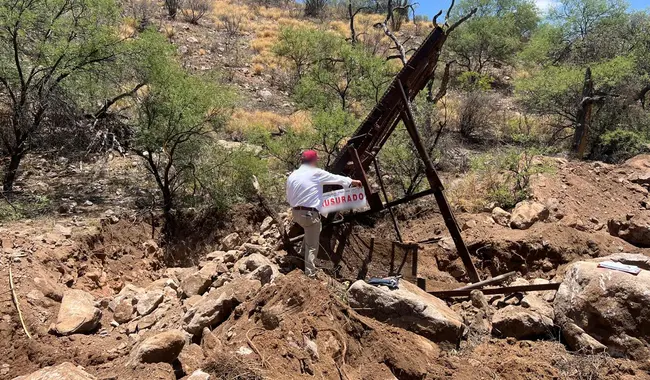 Inspecciones de Profepa detectaron extracción de oro sin autorización de impacto ambiental en Sonora.