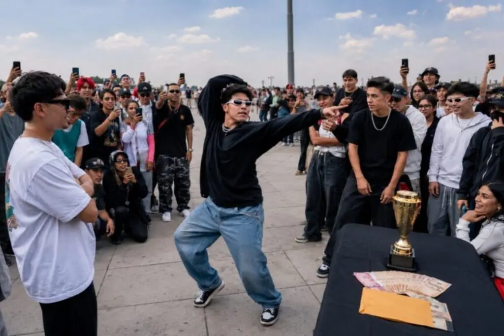 Entre gestos, bailes y aplausos: así fue la primera batalla de “farmear aura” en Tuxtla Gutiérrez