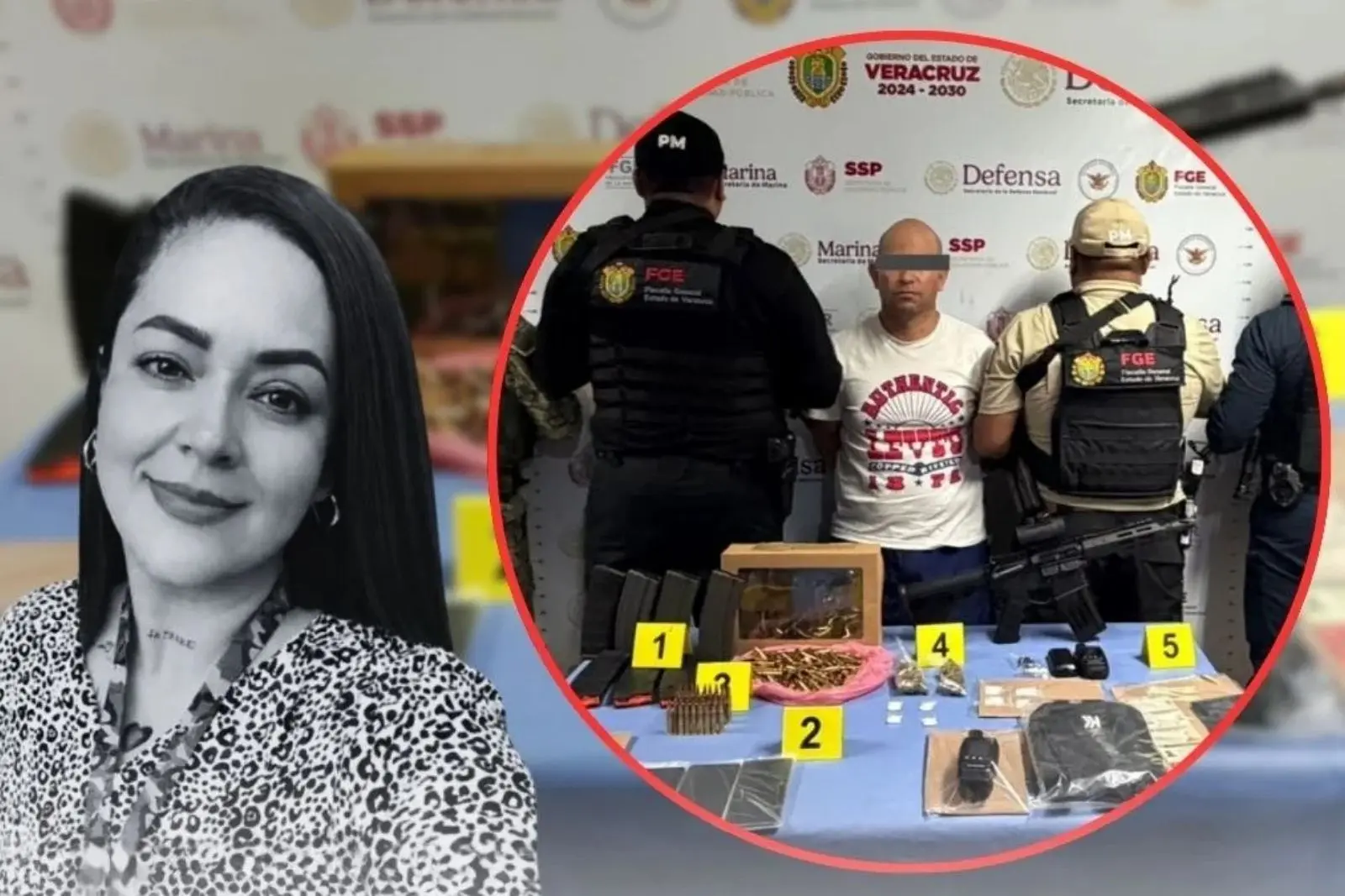 Detienen en Veracruz a "El Búho", presunto participante en homicidio de periodista Roxana Guzmán