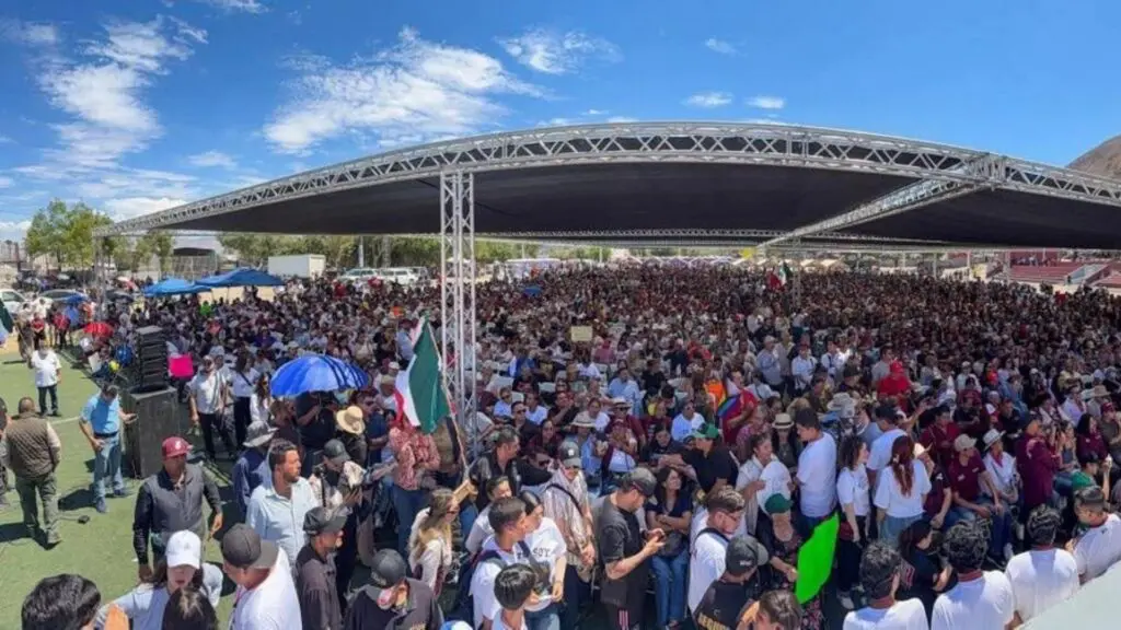 Ismael Burgueño durante Asamblea Estatal Informativa de Morena en Baja California
