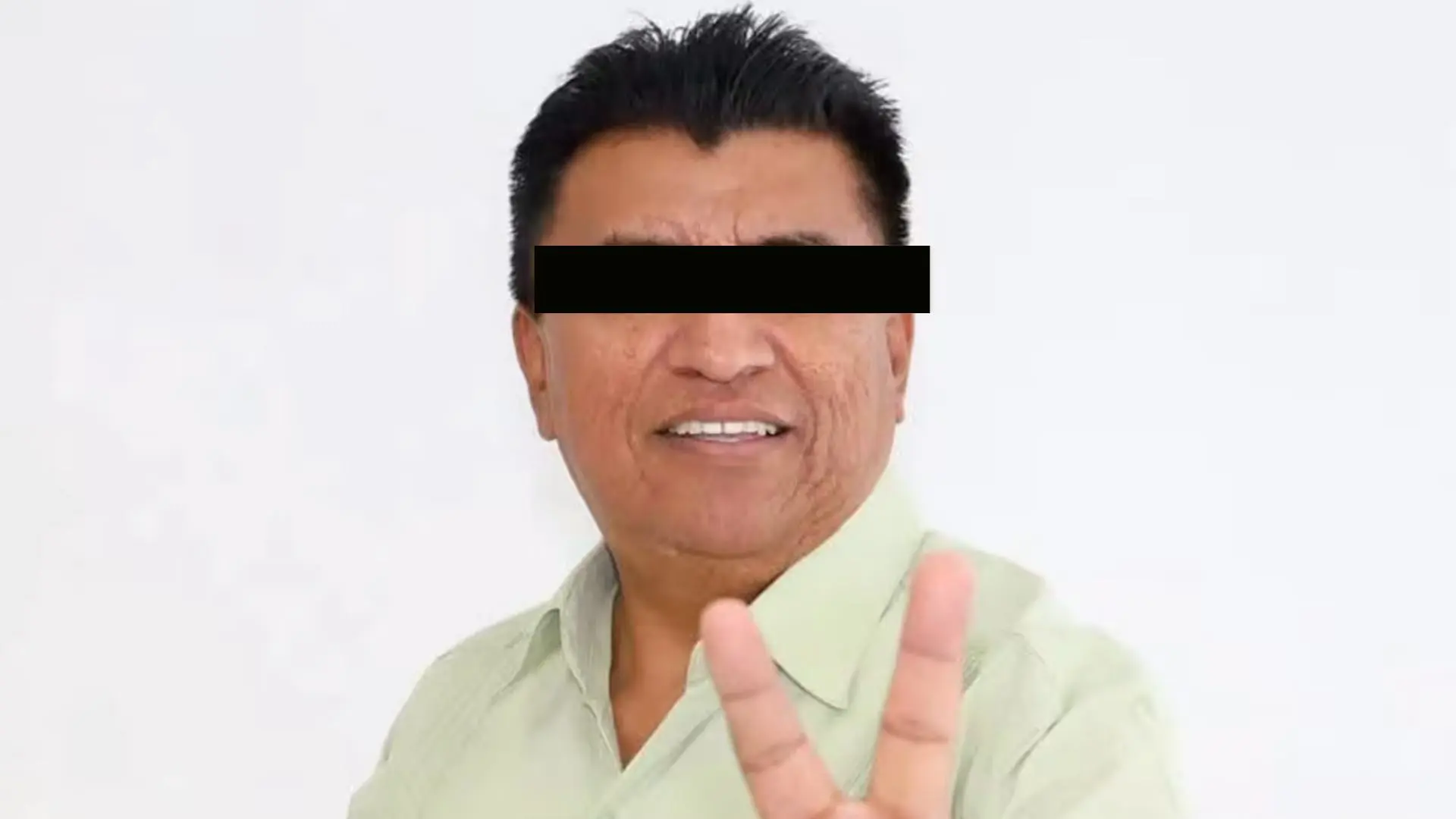Irving de la Cruz Pisté, alcalde de Kinchil, detenido y trasladado a Mérida. Foto: Especial