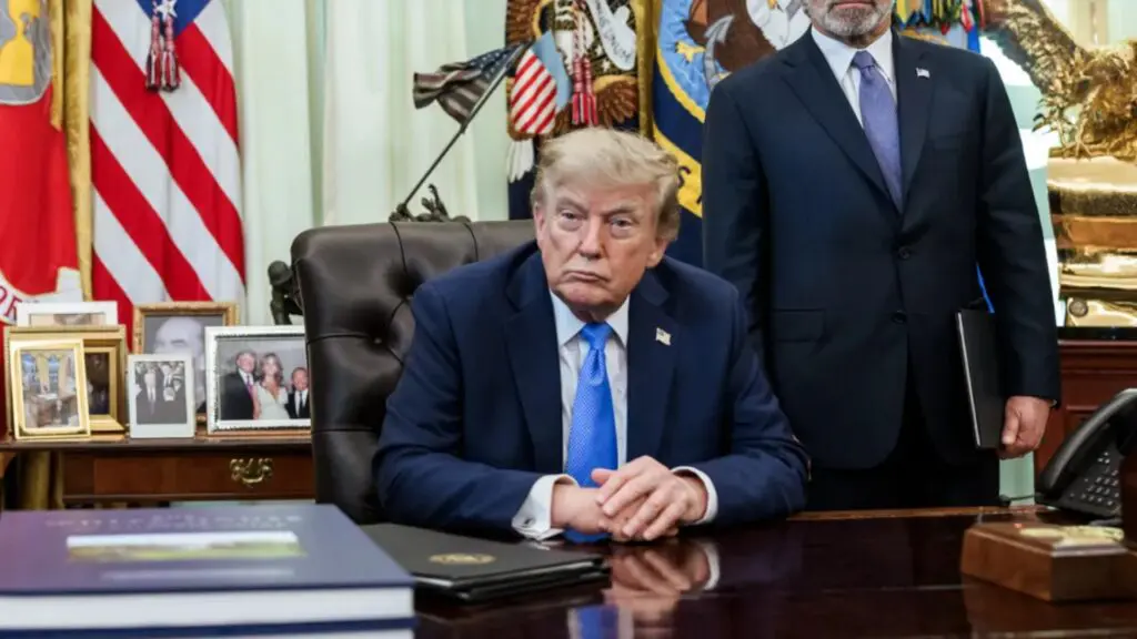 Fotografía de Donald Trump en la Casa Blanca, sede de la Presidencia de Estados Unidos. Foto: The White House