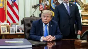 Fotografía de Donald Trump en la Casa Blanca, sede de la Presidencia de Estados Unidos. Foto: The White House