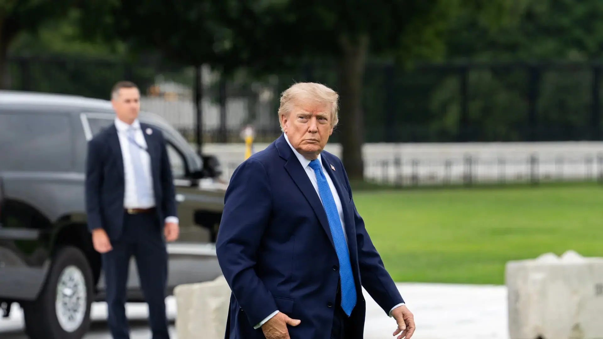 El presidente estadunidense Donald Trump habló sobre Kim Jong Un y el arsenal nuclear de Corea del Norte durante una visita en Washington. Foto: The White House