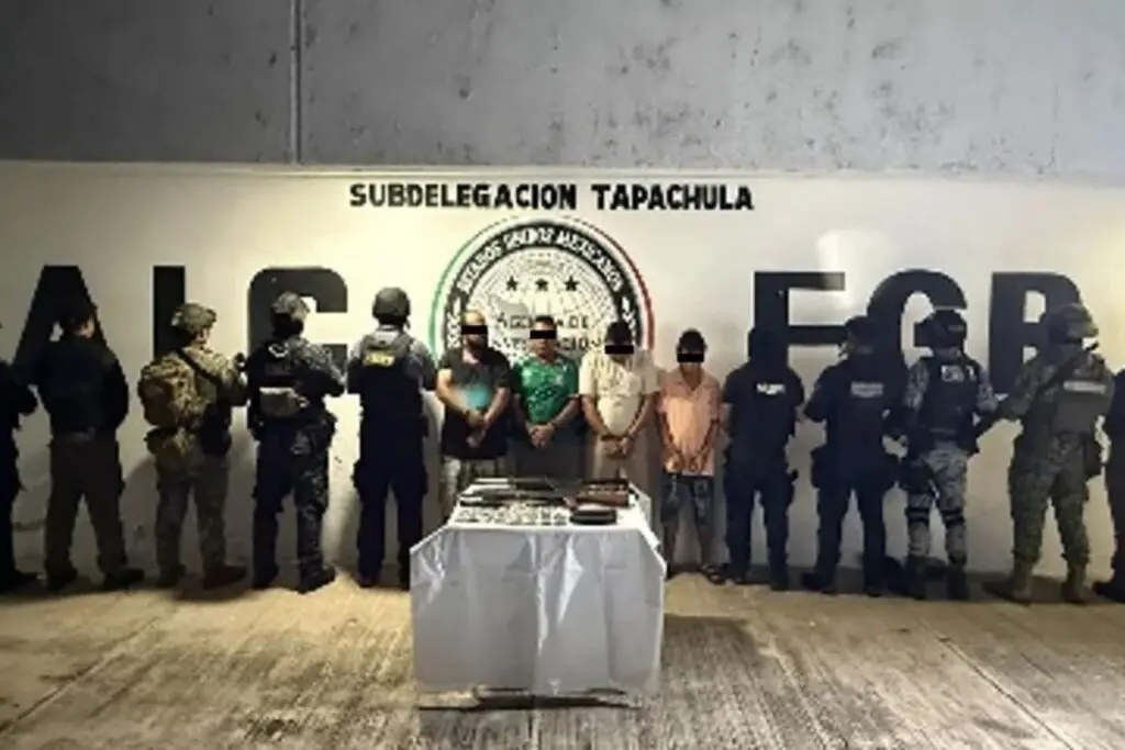 Operativo en Chiapas deja ocho detenidos; cae "Cadenudo", requerido por Guatemala