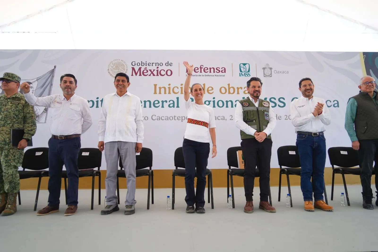 Presidenta inicia construcción del Hospital General del IMSS; proyecto dará origen a Ciudad Salud “Ñuu tata” en Oaxaca