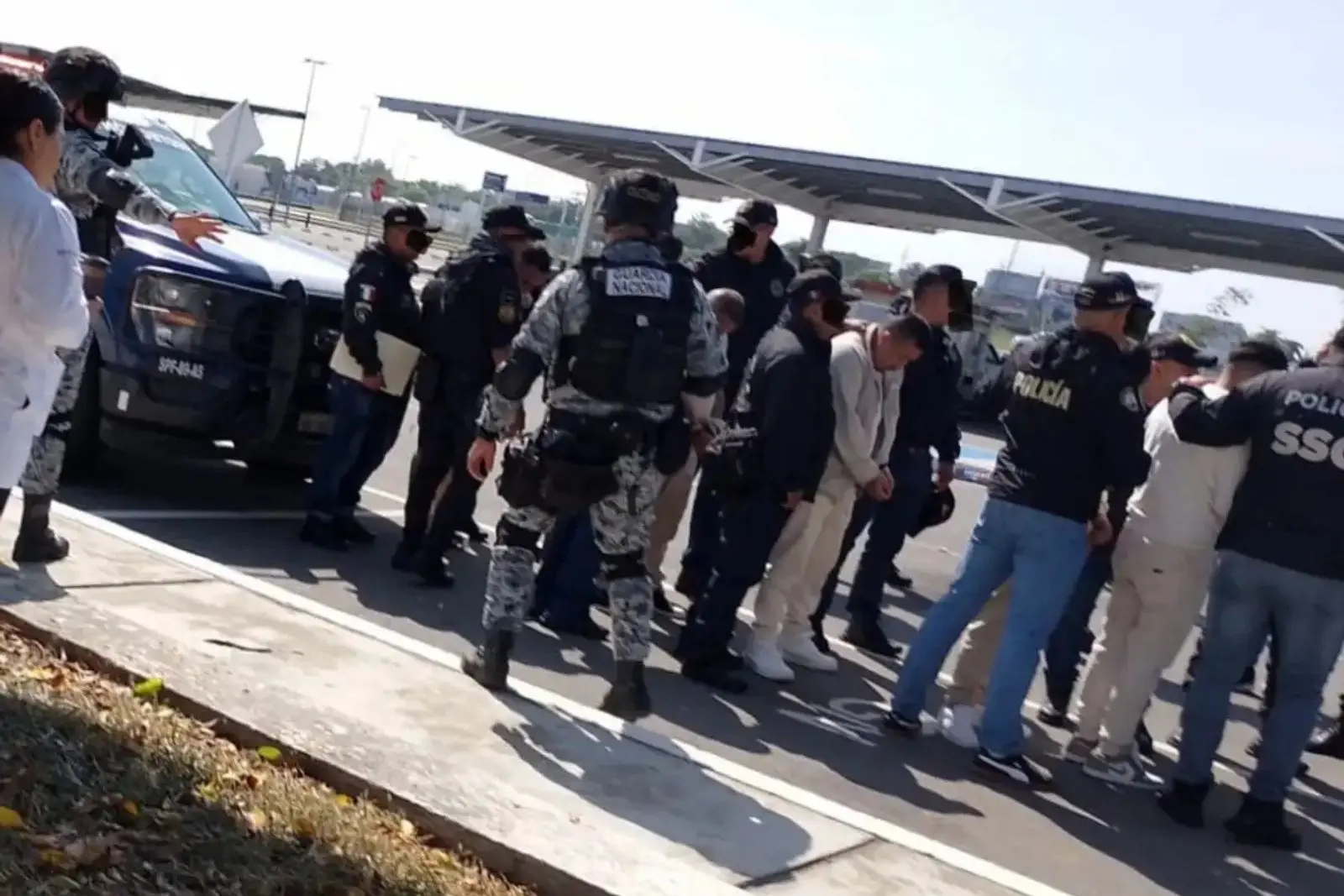 Trasladan a penal de Chiapas a presunto líder del CJNG y dos integrantes de La Unión Tepito