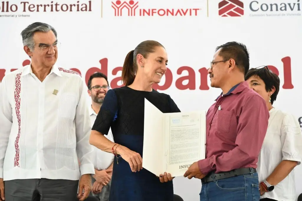 Presidenta entrega viviendas del Bienestar en Tamaulipas; suman 382 casas