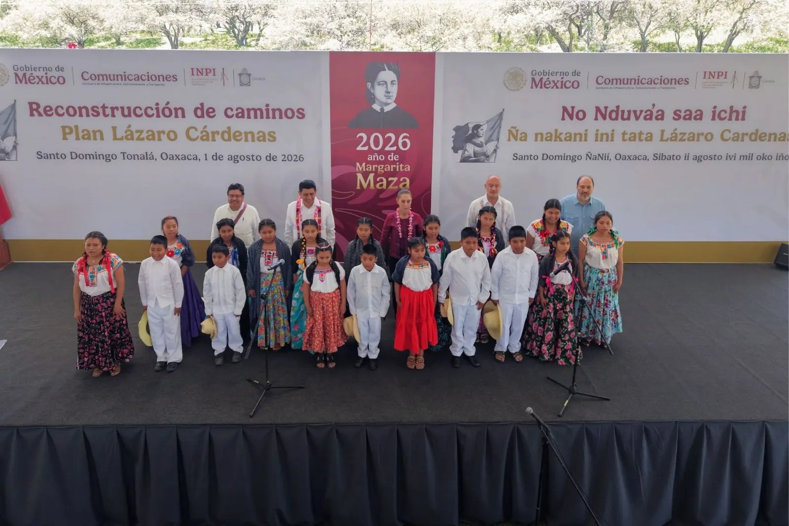 Sheinbaum impulsa reconstrucción de caminos en Oaxaca con Plan Lázaro Cárdenas