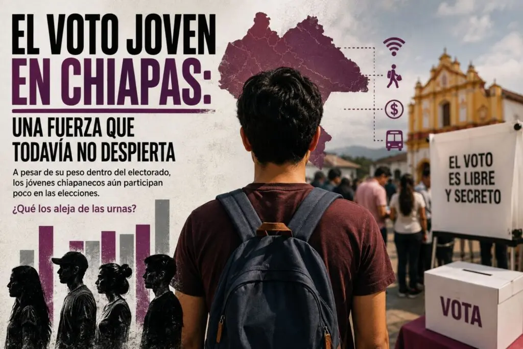 El voto joven en Chiapas: una fuerza que todavía no despierta
