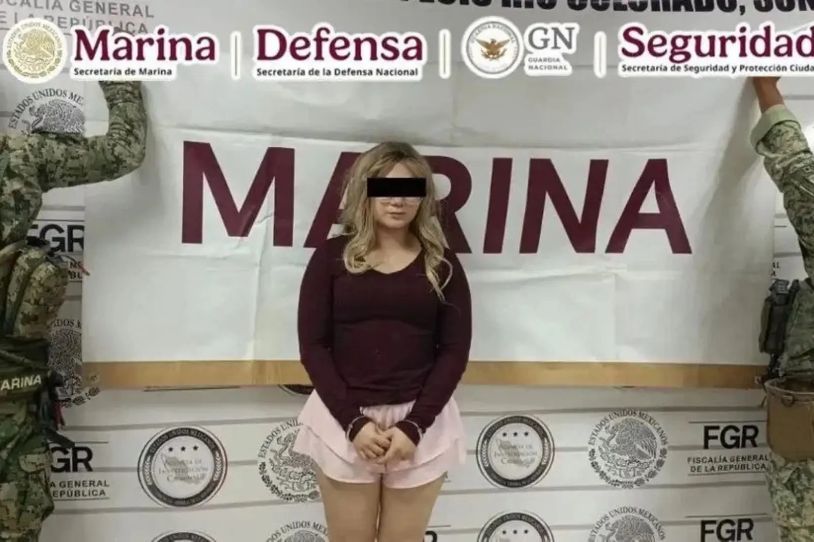 Detienen en Sonora a mujer estadounidense señalada como operadora del Cártel de Sinaloa