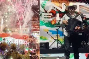 Panter Bélico interpreta corridos a “El Mencho”, “El Chapo” y “El Mayo” durante Grito en San Cristóbal