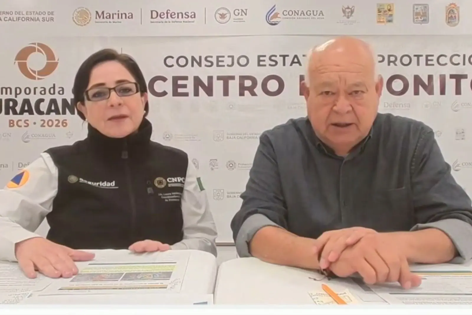 Protección Civil ordena detener movilidad en municipios de BCS ante impacto de huracán Polo