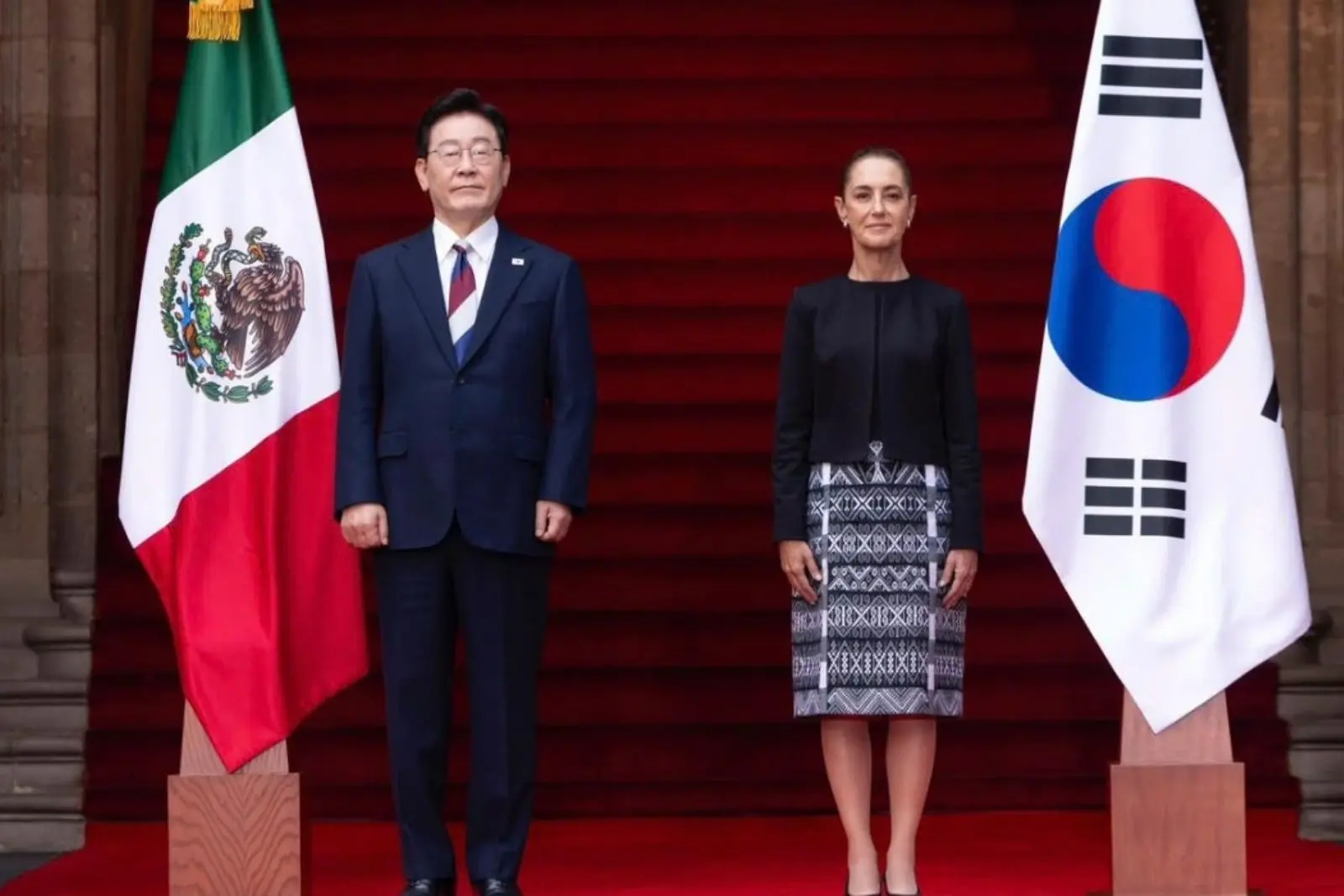 México y Corea del Sur estrechan lazos: Lee Jae-myung se reúne con Sheinbaum y visita Senado