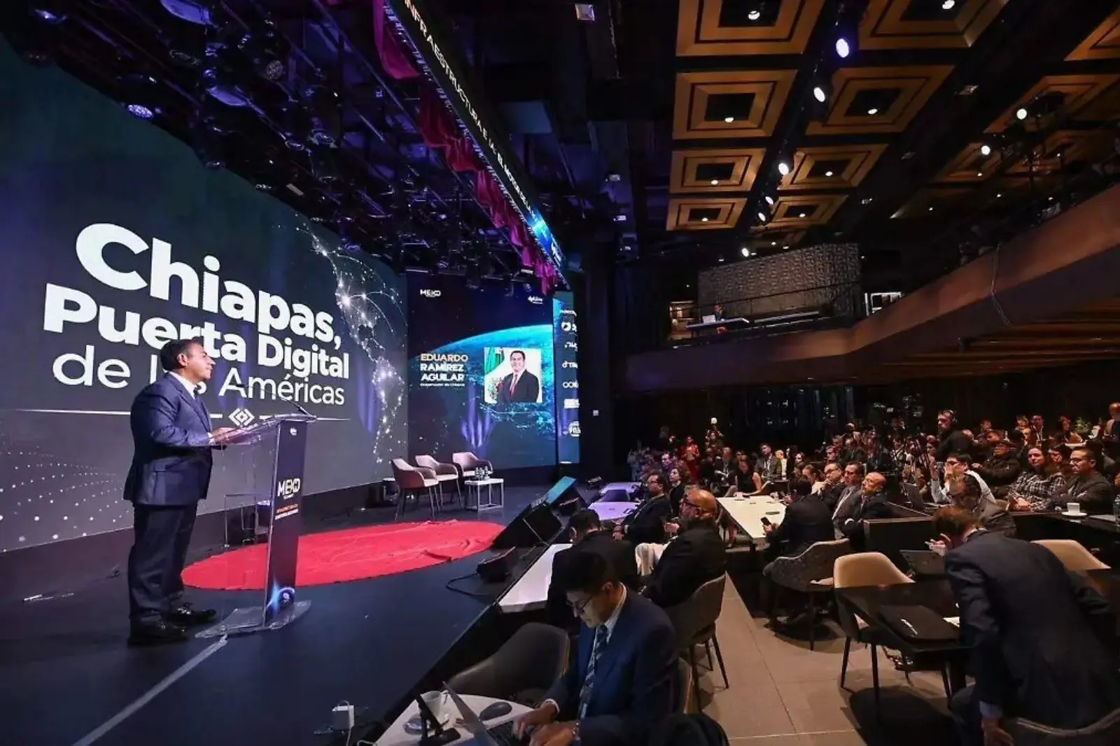 Eduardo Ramírez plantea a Chiapas como "Puerta Digital de las Américas" para atraer inversión