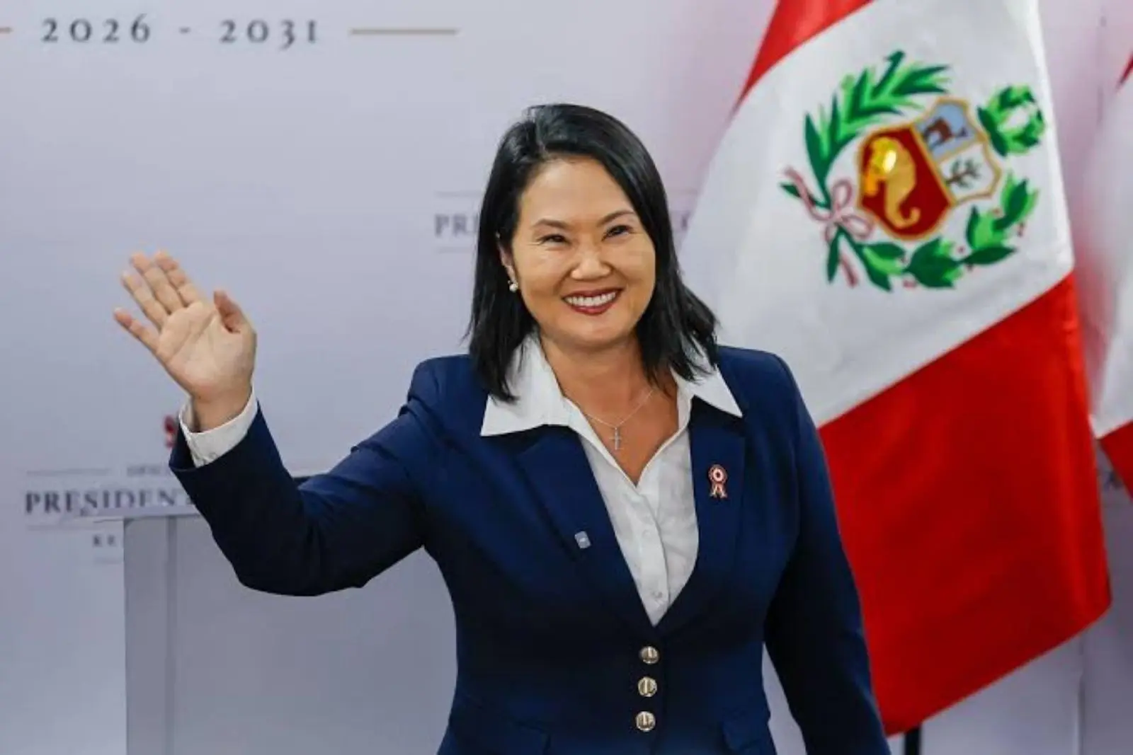 Desaprobación de Keiko Fujimori supera 53 % a pocos meses de iniciar su mandato en Perú