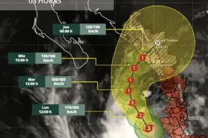 Gobierno de México reporta avances y consecuencias tras paso de huracán "Simon" en el país