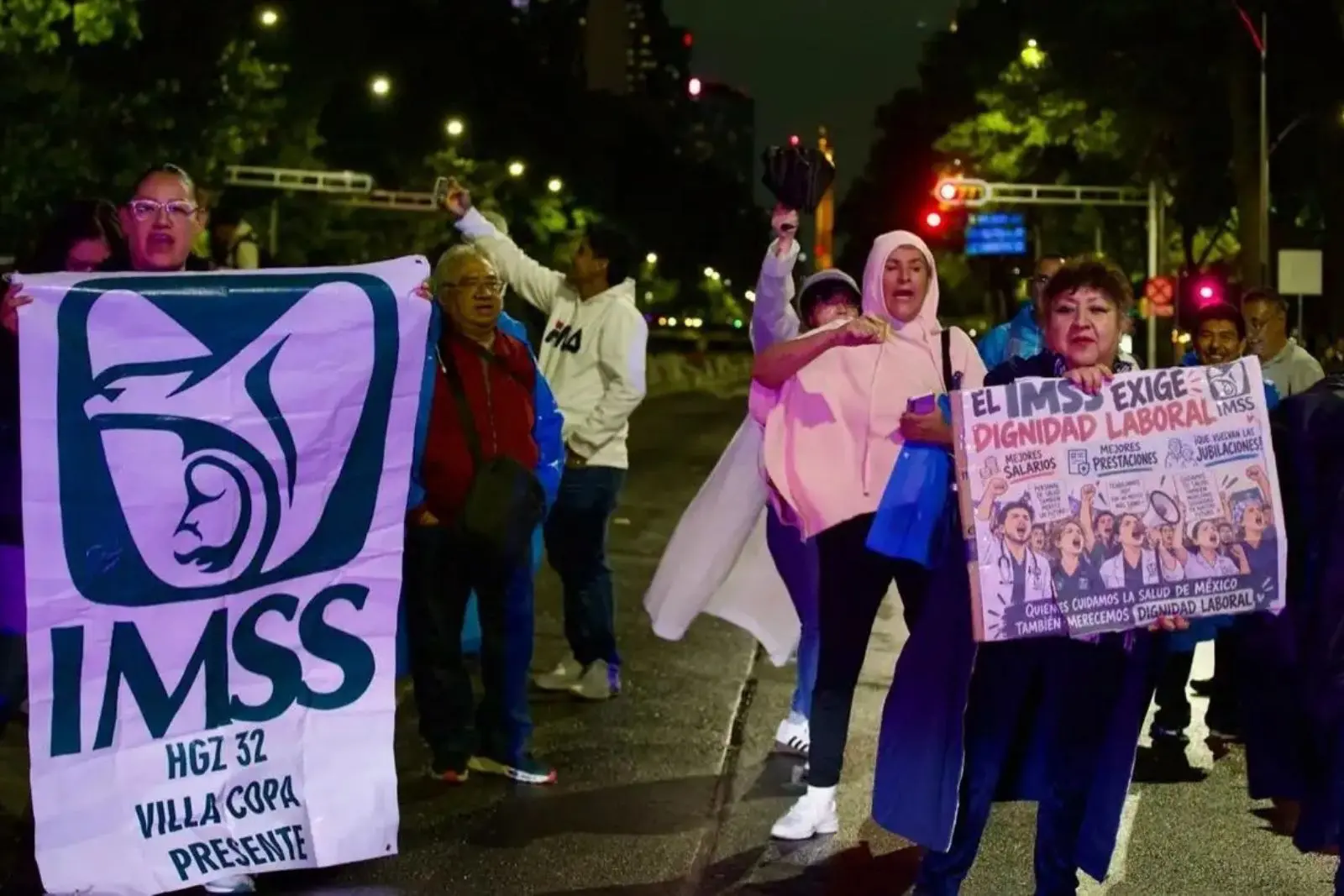 Trabajadores del IMSS en contra de aumento salarial de 2.9%; convocan a paro nacional