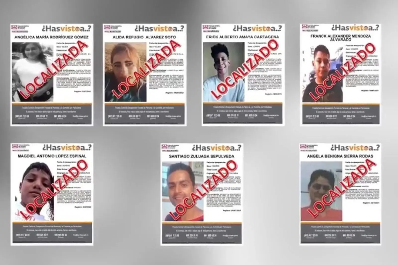 Fiscalía de Chiapas localiza en EU a migrantes reportados como desaparecidos desde 2016