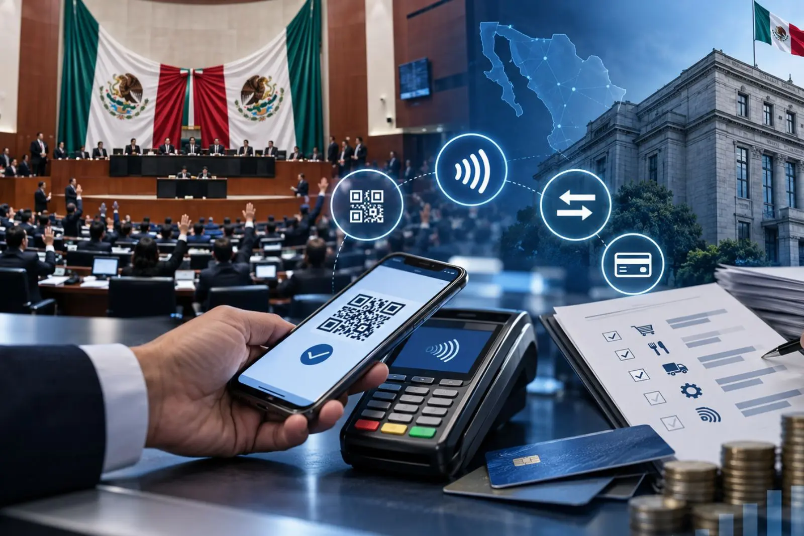 Senado aprueba Ley de Economía Digital: Hacienda definirá en qué sectores serán obligatorios pagos electrónicos