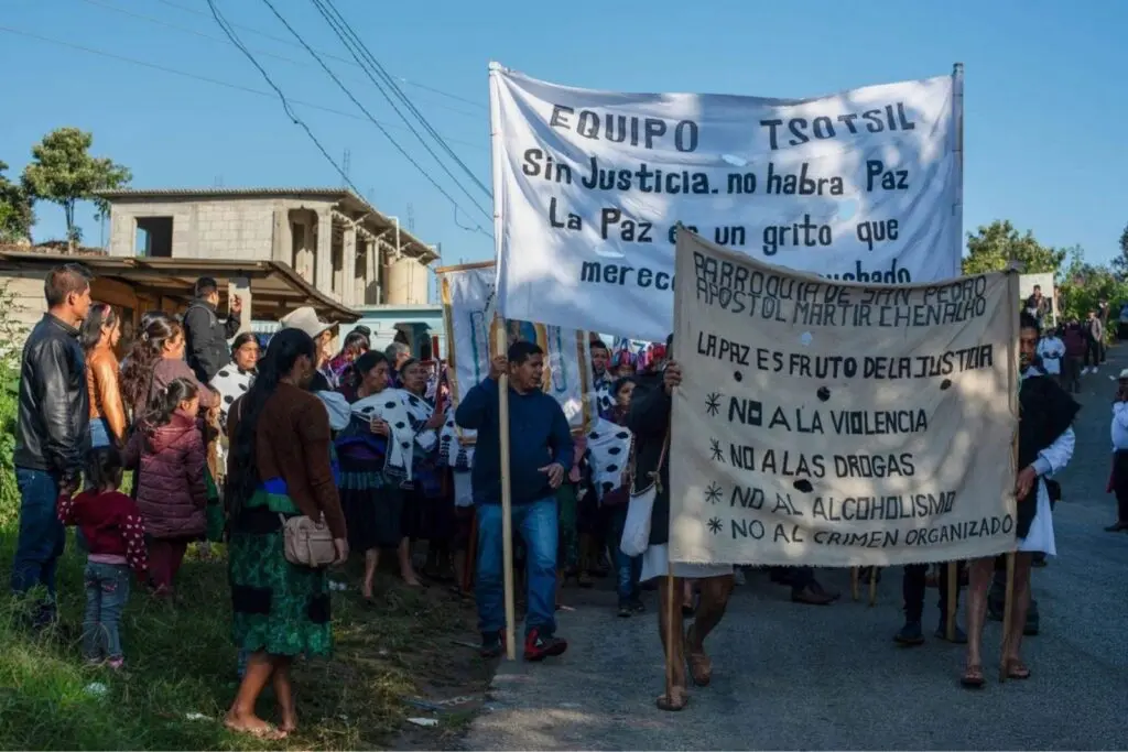 Familias tsotsiles de Chenalhó denuncian amenazas armadas; exigen protección de autoridades