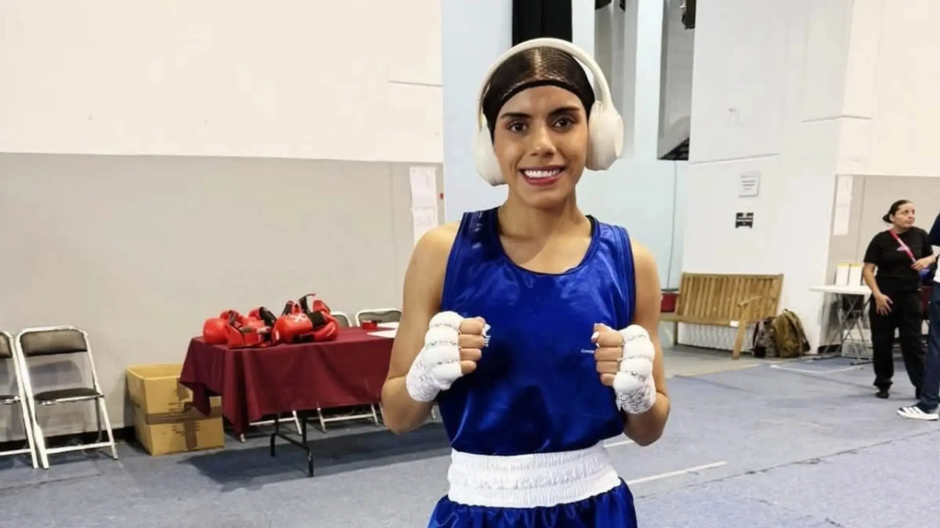 Valeria Amparán clasifica a Lima 2027 en boxeo. Foto: Comité Olímpico Mexicano.