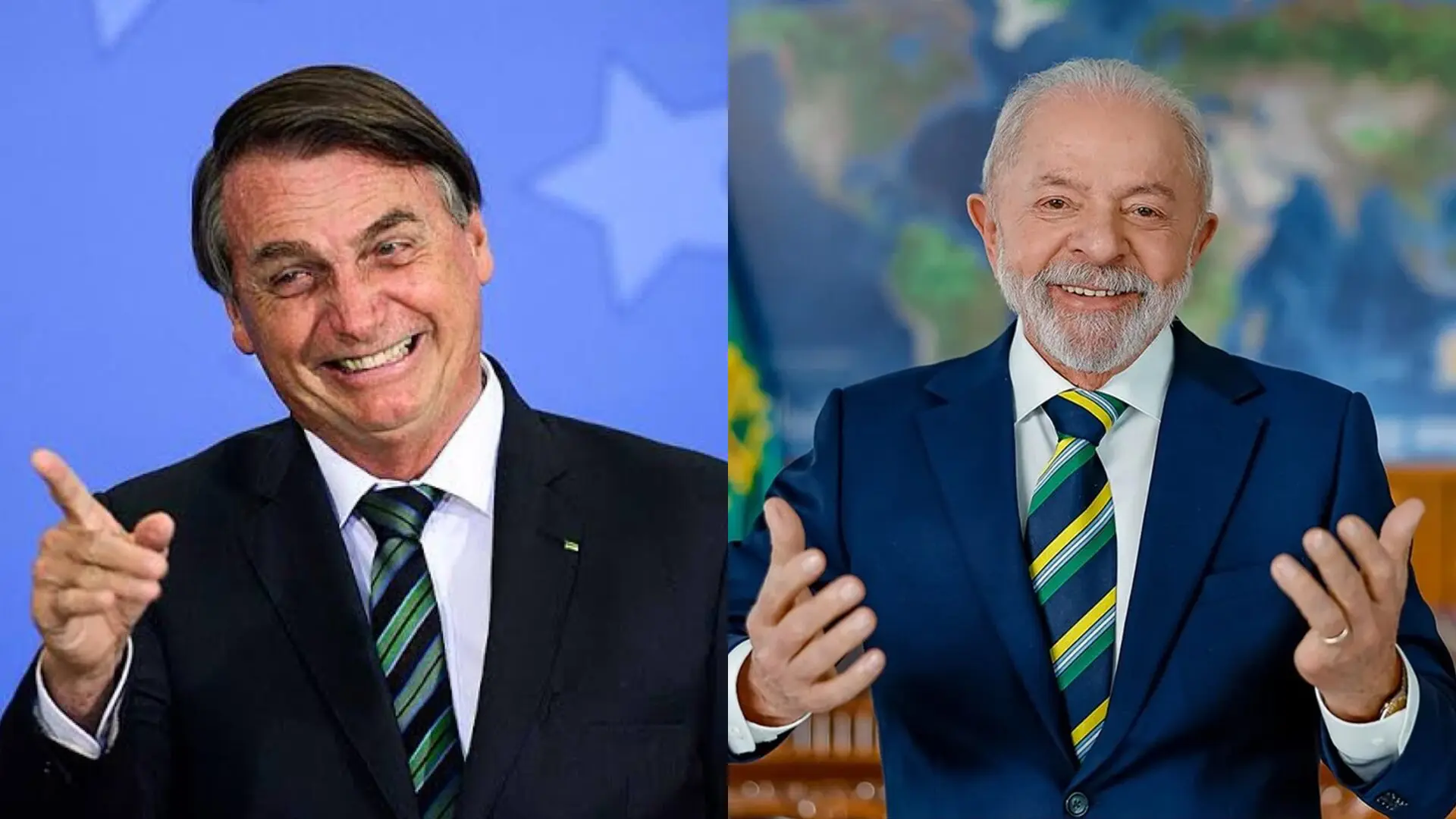 Lula y Flávio Bolsonaro disputarán la Presidencia de Brasil en segunda vuelta. Foto x: @LulaOficial, @FlavioBolsonaro
