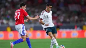 México enfrenta a Chile durante partido de Fecha FIFA en Los Ángeles. Foto: @miseleccionmx