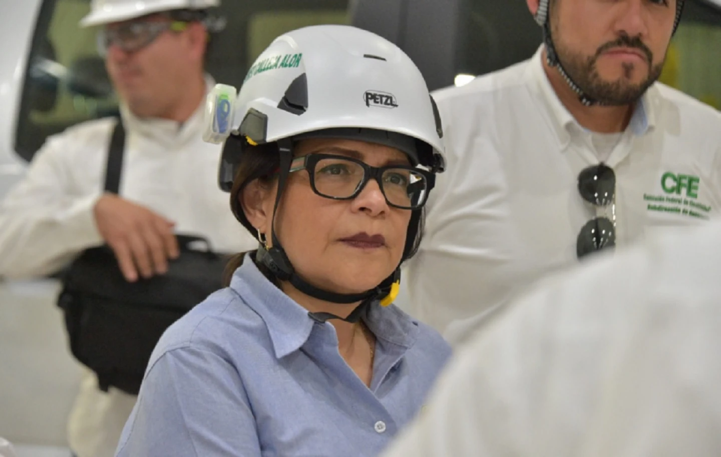 Emilia Calleja supervisa modernización de hidroeléctricas en Chiapas