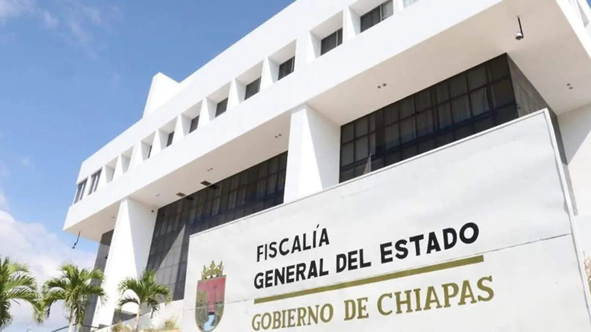 Fachada de la Fiscalía General del Estado de Chiapas, edificio institucional del Gobierno estatal