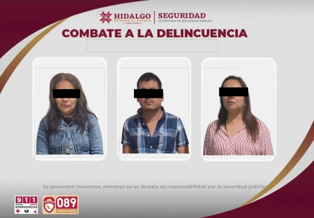 Detención de implicados en ataque armado en bar de Mixquiahuala