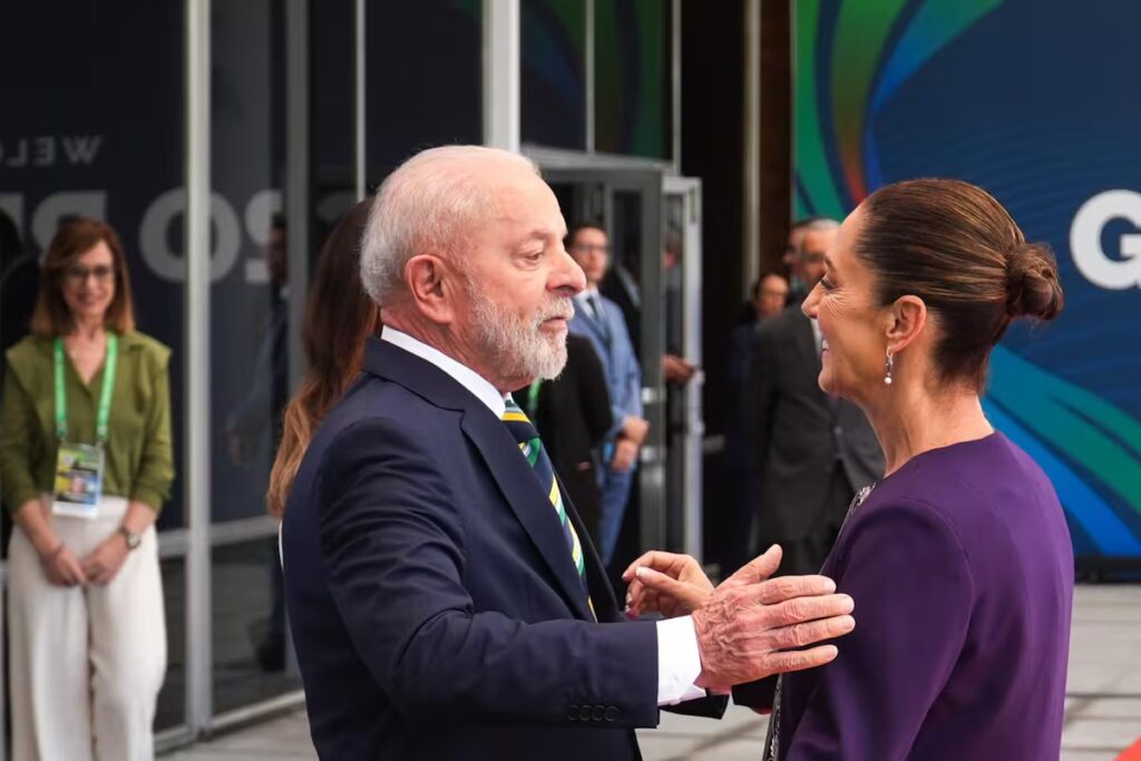 Claudia Sheinbaum y Luiz Inácio Lula da Silva acuerdan fortalecer cooperación bilateral