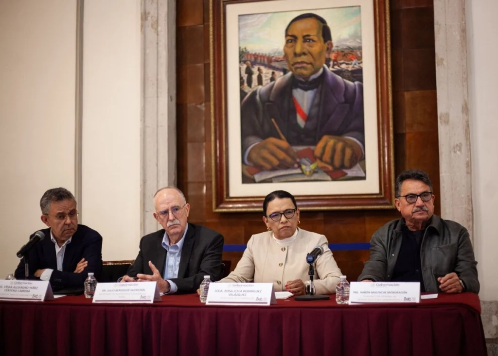 Conferencia de Segob sobre bloqueos carreteros