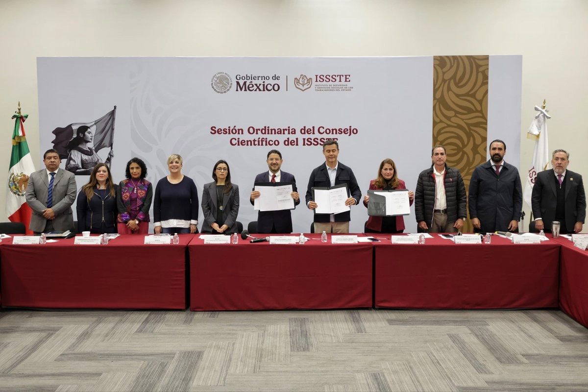 Convenio entre Issste, Birmex y Biocubafarma para impulsar la investigación científica en salud.