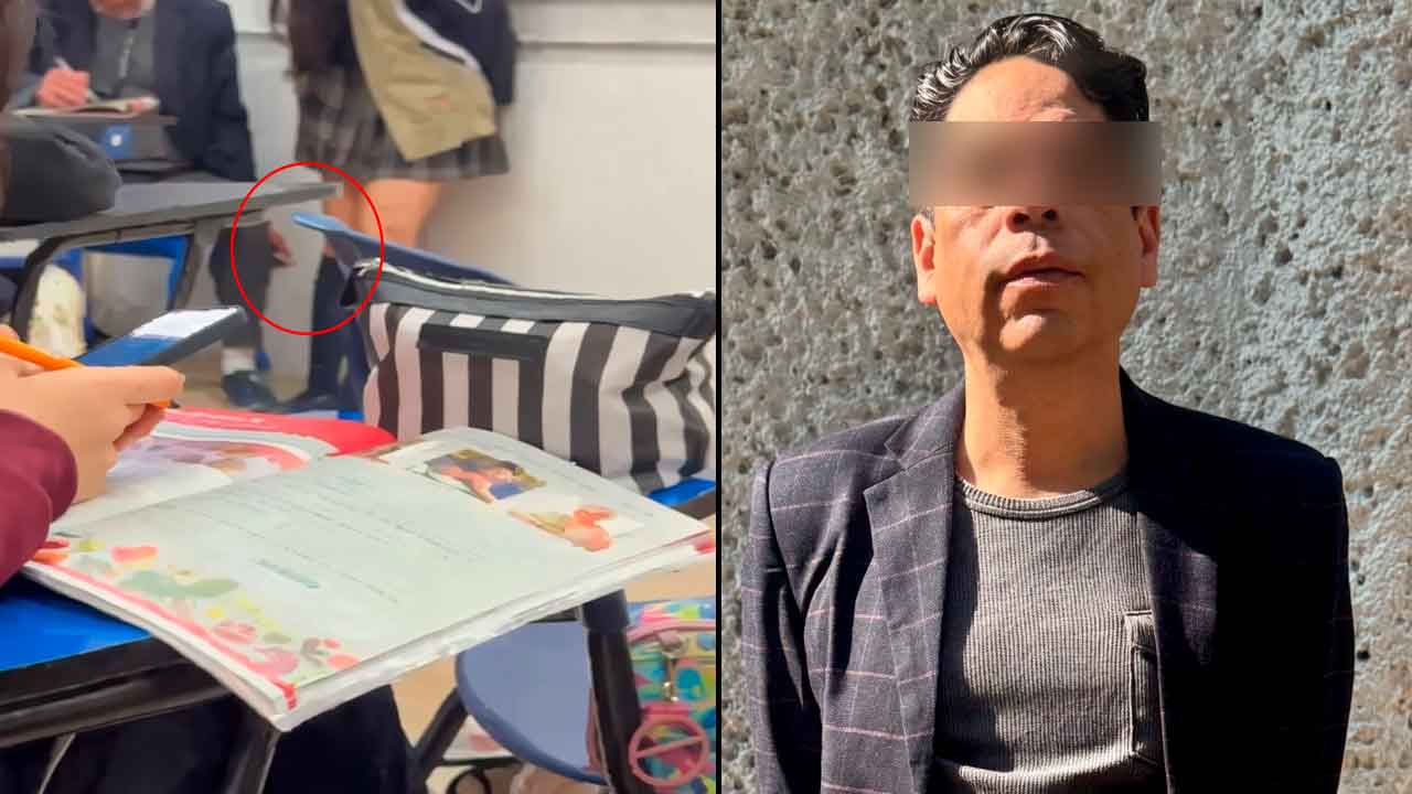 Maestro es vinculado a proceso tras grabar abajo de falda de una niña