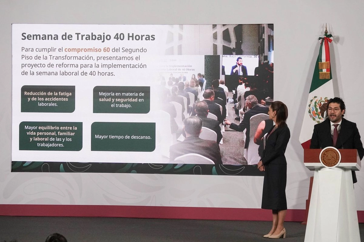 Gráfica mostrada en Palacio Nacional.