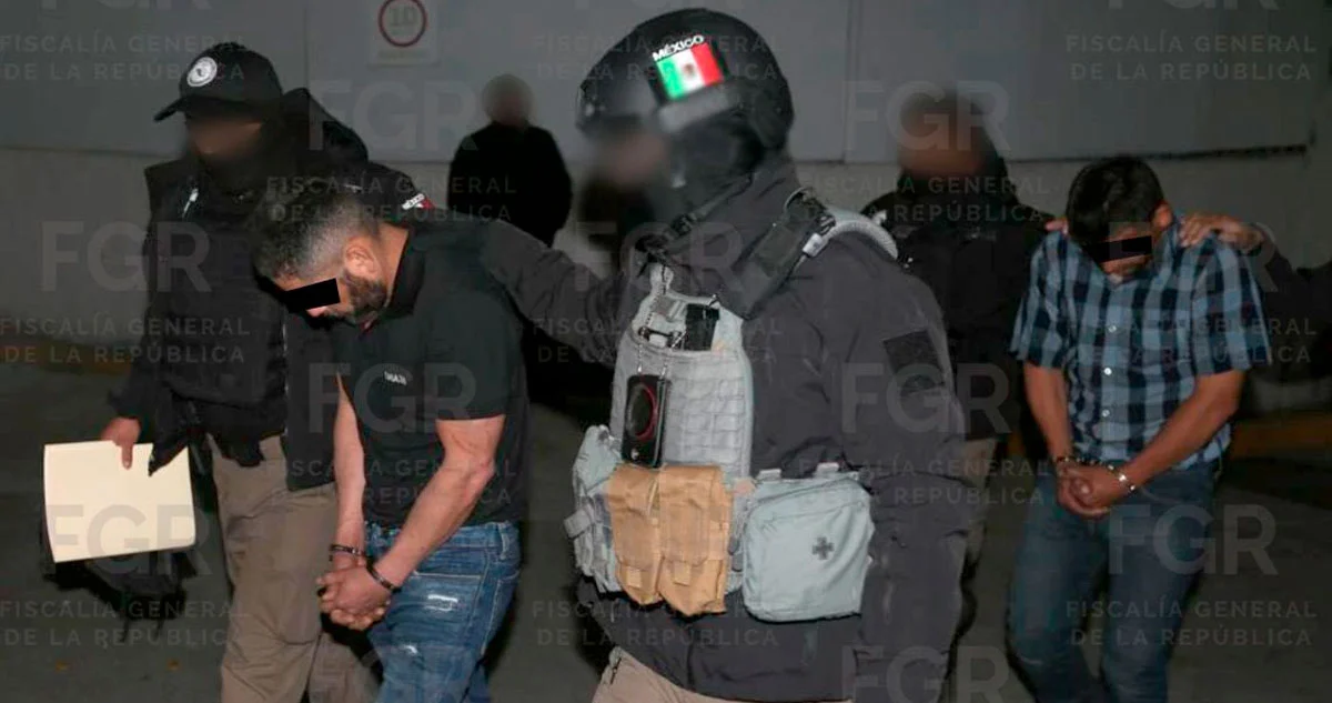 Detenidos por la FGR.