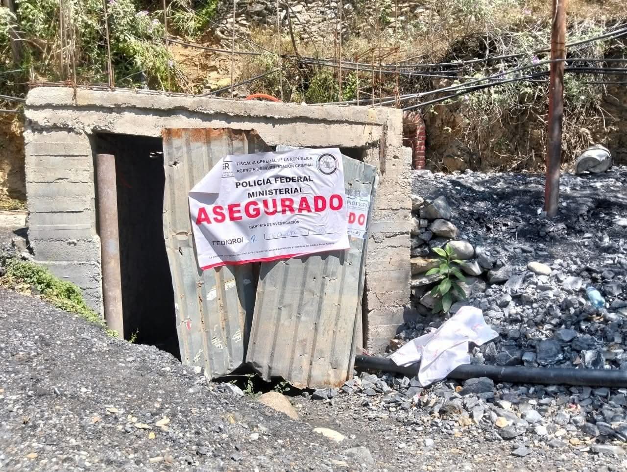 Incautan mina ilegal de mercurio en el estado de Querétaro